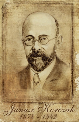 portret Janusza Korczaka ur.1878, zm. 1942